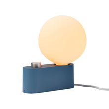Load image into Gallery viewer, Alumina Table Lamp in Sapphire Blue.