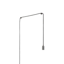 Load image into Gallery viewer, Cylindrical Plug-In Pendant Light in Graphite.