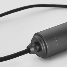 Load image into Gallery viewer, Cylindrical Plug-In Pendant Light in Detail.