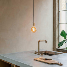 Load image into Gallery viewer, Gaia Medium Base G40 Type LED Bulb in Kitchen.