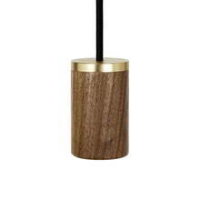 Load image into Gallery viewer, Knuckle Pendant Light in Walnut.