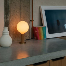 Load image into Gallery viewer, Knuckle Sphere IV Table Lamp in living room.