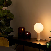 Load image into Gallery viewer, Knuckle Sphere IV Table Lamp in living room.