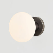 Load image into Gallery viewer, Lochan Oval Outdoor Wall Light in Detail.