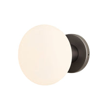 Load image into Gallery viewer, Lochan Oval Outdoor Wall Light in Detail.