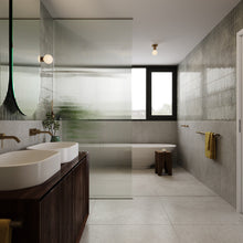 Load image into Gallery viewer, Lochan Wall Light in bathroom.