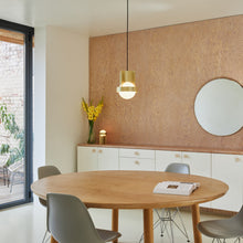 Load image into Gallery viewer, Loop Pendant Light in dining room.