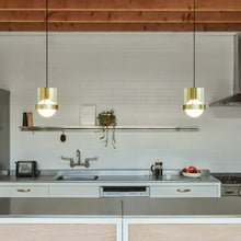 Load image into Gallery viewer, Loop Pendant Light in kitchen.