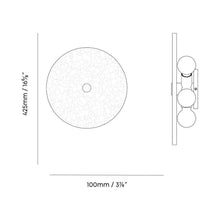 Load image into Gallery viewer, Magma Semi Flush Mount Ceiling Light - line drawing.