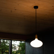 Load image into Gallery viewer, Oval II Medium Base R65 Type LED Bulb in living room.