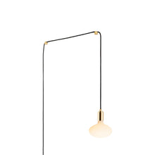 Load image into Gallery viewer, Oval Plug-In Pendant Light in Brass.
