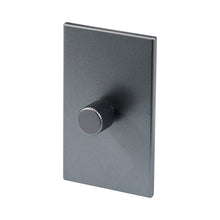 Load image into Gallery viewer, Rotary Wall Dimmer in Graphite (Single Rotary).