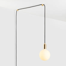Load image into Gallery viewer, Sphere IV Plug-In Pendant Light in Detail.