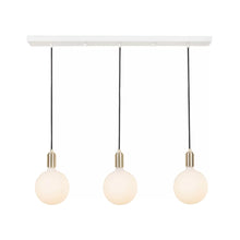 Load image into Gallery viewer, Sphere V LED Linear Triple Pendant Light.