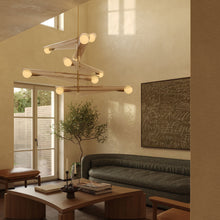 Load image into Gallery viewer, Sycamore Chandelier in living room.