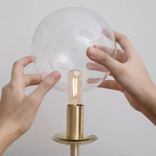 Load image into Gallery viewer, Totem I Candelabra Base T8 Type LED Bulb in Detail.