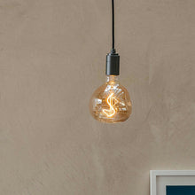 Load image into Gallery viewer, Voronoi I Medium Base G40 Type LED Bulb in Detail.