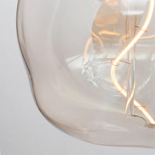 Load image into Gallery viewer, Voronoi I Medium Base G40 Type LED Bulb in Detail.