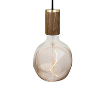 Load image into Gallery viewer, Voronoi I Pendant Light in Walnut.