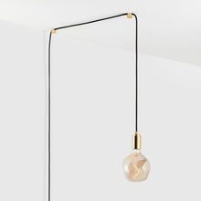 Load image into Gallery viewer, Voronoi I Plug-In Pendant Light in Detail.