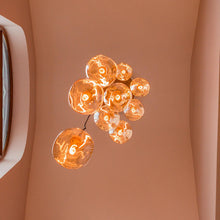 Load image into Gallery viewer, Voronoi II Medium Base A52 Type LED Bulb in Detail.