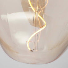 Load image into Gallery viewer, Voronoi II Medium Base A52 Type LED Bulb in Detail.