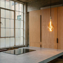 Load image into Gallery viewer, Voronoi III Medium Base A52 Type LED Bulb in Kitchen.