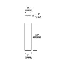 Load image into Gallery viewer, Piper Grande Pendant Light - line drawing.