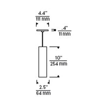 Load image into Gallery viewer, Piper Low Voltage Pendant Light - line drawing.