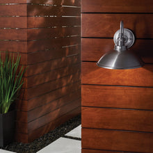 Load image into Gallery viewer, Baytree Lane Outdoor LED Wall Light in Outside Area.