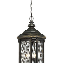 Load image into Gallery viewer, Bexley Manor Outdoor Pendant Light in Detail.