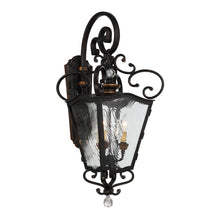 Load image into Gallery viewer, Brixton Ivey Outdoor Wall Light in Terazza Villa Aged Patina/Gold (Large).