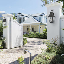 Load image into Gallery viewer, Chateau Grande Outdoor Wall Light in Outside Area.