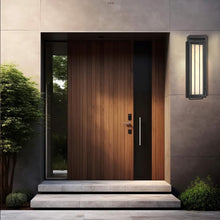 Load image into Gallery viewer, Eastly Outdoor LED Wall Light in Outside Area.