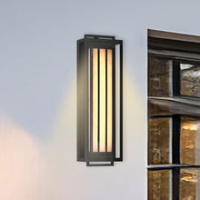 Load image into Gallery viewer, Eastly Outdoor LED Wall Light in Outside Area.