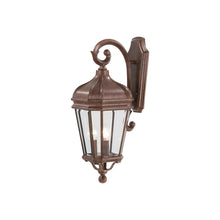Load image into Gallery viewer, Harrison Outdoor Wall Light in Vintage Rust (3-Light).