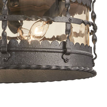 Load image into Gallery viewer, Mallorca Outdoor Flush Mount Ceiling Light in Detail.