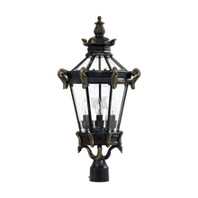 Load image into Gallery viewer, Stratford Hall Outdoor Post Light (4-Light).