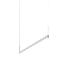 Load image into Gallery viewer, Thin-Line™ LED Pendant Light in Satin White (1-Light/48-Inch).