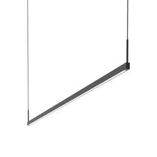 Load image into Gallery viewer, Thin-Line™ LED Pendant Light in Satin Black (1-Light/72-Inch).
