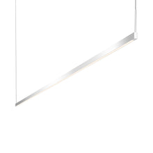 Load image into Gallery viewer, Thin-Line™ LED Pendant Light in Bright Satin Aluminum (2-Light/96-Inch).