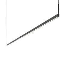 Load image into Gallery viewer, Thin-Line™ LED Pendant Light in Satin Black (2-Light/96-Inch).