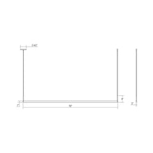 Load image into Gallery viewer, Thin-Line™ LED Pendant Light - line drawing.