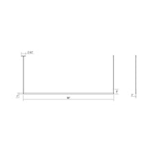 Load image into Gallery viewer, Thin-Line™ LED Pendant Light - line drawing.
