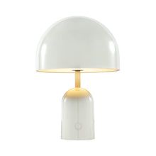 Load image into Gallery viewer, Bell LED Portable Table Lamp in Grey.
