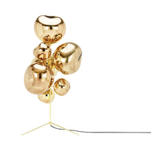 Load image into Gallery viewer, Melt Chandelier Floor Lamp in Gold.