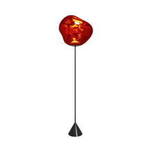 Load image into Gallery viewer, Melt Cone Slim LED Floor Lamp in Copper.