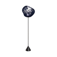 Load image into Gallery viewer, Melt Cone Slim LED Floor Lamp in Smoke.