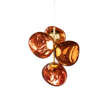 Load image into Gallery viewer, Melt LED Mini Chandelier in Copper.