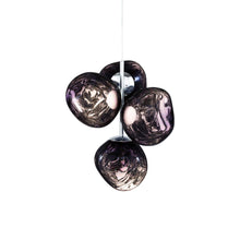 Load image into Gallery viewer, Melt LED Mini Chandelier in Smoke.